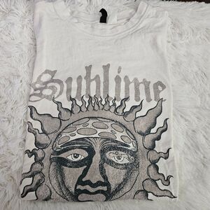 Sublime Women's Size Medium Short Sleeve Tee - White